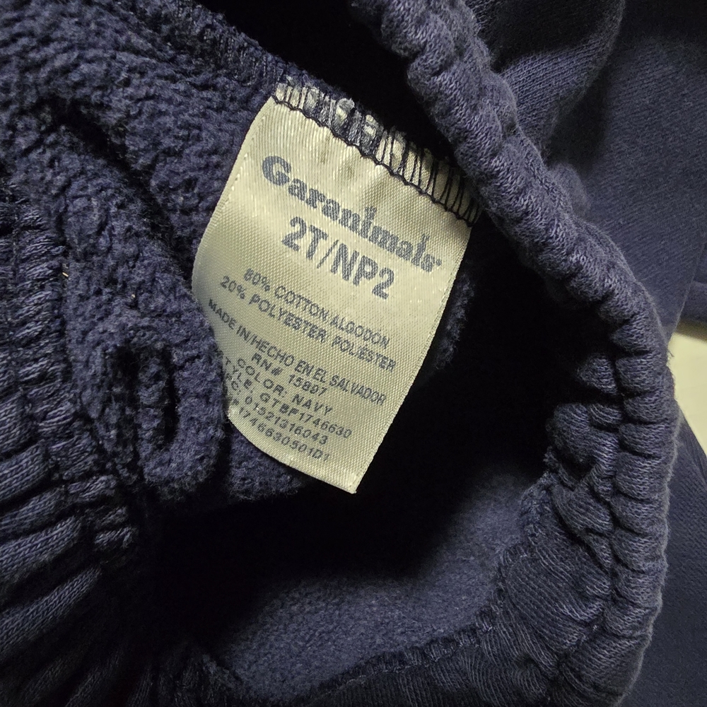 Boys Size 24M-2T Carter's And Old Navy Kids Zip-Up Fleece Hoodie & Pants Bundle - Picture 8 of 11